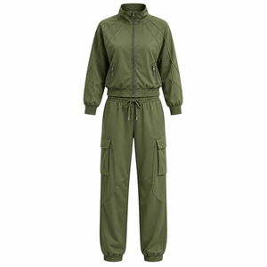 Conjunto deportivo de mujer 100% algodón, diseño único, informal, cómodo, última moda. - Product Image 2