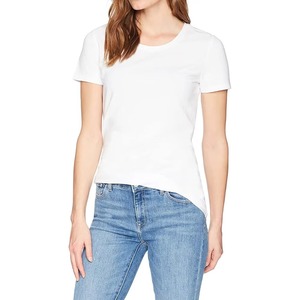 T-shirts pour femmes, coupe classique, de haute qualité, col rond, manches courtes, en coton respirant, décontractés, imprimés, pour l'été - Product Image 6