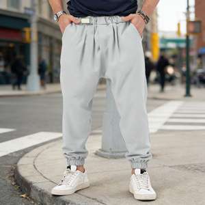 Nouveau modèle 2026 – Pantalon décontracté pour homme, anti-plis, doux, confortable, séchage rapide, 100 % coton, coupe ample, supportant l'OEM-ODM - Product Image 5