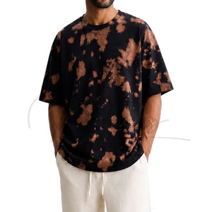 เสื้อยืดเจอร์ซีย์ลายมัดย้อมสั่งทำยอดนิยมขายดีที่สุด ผ้าฝ้าย 100% ระบายอากาศได้ดี แห้งเร็ว ทรงปกติ แขนสั้น สำหรับผู้ชาย - Product Image 4
