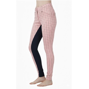 Leggings de equitación OEM para mujer, elásticos en 4 direcciones, de compresión, con asiento completo, de talle alto, estándar internacional, con cierre de gancho y bucle - Product Image 5