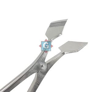 Épandeur à plâtre manuel en acier inoxydable gris HENNING 270 mm avec poignée confortable, instrument chirurgical C-Tick - Product Image 4