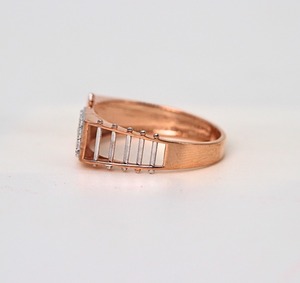 แหวนทองคำแท้ 14K สีเหลือง ประดับเพชรทรงกลม 1 กะรัต เพาะเลี้ยงในห้องปฏิบัติการ ขัดเงาอย่างดี แหวนแต่งงานสำหรับผู้หญิง สี D ถึง G ระดับความสะอาด IF SI2 - Product Image 5