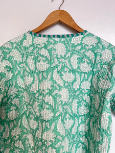 Edredón Acolchado Hecho a Mano en India, 100% Algodón Ecológico, Antiarrugas, Transpirable, de Secado Rápido, con Estampado Digital y Bolsillo Frontal, para Otoño e Invierno - Product Image 2