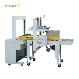 LIANGZO HFXJ-5050A Yüksek Verimli Katlama ve Otomatik Kapatma Makinesi Gıda İçecek Kartonları için Bantlı Kapatıcı Yeni - Product Image 6