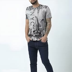 Camiseta Personalizada para Hombre, Oversize, 100% Algodón, con Paneles Gruesos, 260 g/m², Estilo Urbano, Lavada, Lisa, para Impresión DTG - Product Image 6