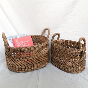 ตะกร้าเก็บอาหารผักตบชวา - Product Image 1