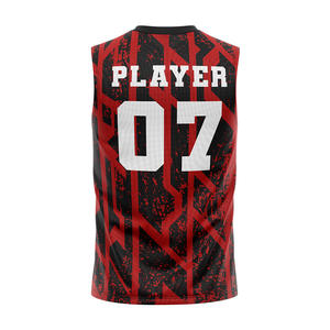 Camisetas Personalizadas con Nombre de Equipo y Logotipo para Fútbol Americano 7v7, sin Mangas, 100% Poliéster Transpirable, Sublimadas - Product Image 5