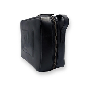 Wholesale Leather Medical Pouch <b>Black</b> Compact First Aid Kit Emergency Medications Bandages Tools <b>Waterproof</b> Design for Home - Product Image 4