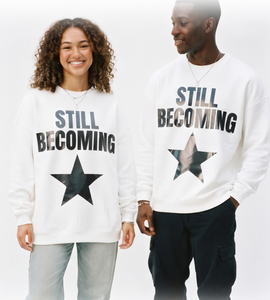Sweat-shirt unisexe ample et oversize en molleton 100% coton épais, style streetwear, col rond, pour hommes et femmes - Product Image 1