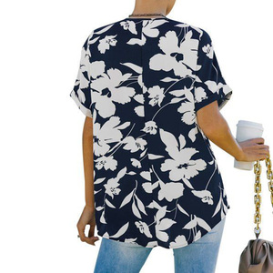 2026 New Style Custom Printing Pattern Summer Rayon <b>Hawaiian</b> <b>Shirts</b> <b>for</b> <b>Women</b> - Product Image 2