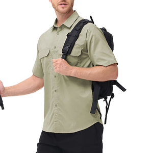 Camisas de Pesca Antideslizantes de Verano para Hombre, Cómodas, de Manga Corta, Transpirables y Elásticas - Product Image 5