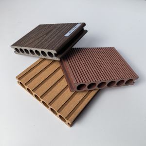 Planche de terrasse en WPC à co-extrusion imitation bois, écologique, imperméable, pour <span class=keywords><strong>piscine</strong></span> extérieure/patio - Product Image 4