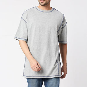 Camisetas de Alta Calidad para Hombre con Logotipo Personalizado, Corte Ajustado, Tejido Grueso, Poliéster/Algodón, Transpirable, Ecológico y Antiencogimiento - Product Image 1