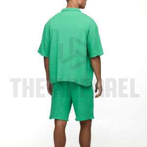 Conjunto de Camiseta y Pantalones Cortos para Hombre, Diseño Nuevo, Verano, Casual, Transpirable, Hecho en Pakistán, Cómodo, Ligero, a Bajo Precio - Product Image 6