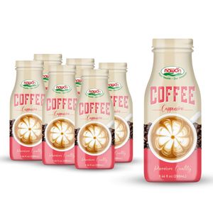 Boissons au café noir NAWON, latte, 280 ml, bouteille en verre, café Arabica, boissons non alcoolisées, aliments et boissons, boisson froide, Vietnam, échantillon gratuit, OEM - Product Image 2