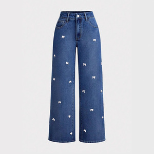 Jeans Baggy en Denim pour Femmes – Vente en Gros – Coupe Ample Taille Haute Jambe Large – Style Boyfriend Y2K - Product Image 2
