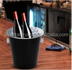 Cubo personalizable de acero inoxidable de construcción pesada 5L, estera sostenible para vino, Cerveza y Hielo para fiestas interiores/exteriores, tinas de bebidas - Product Image 5