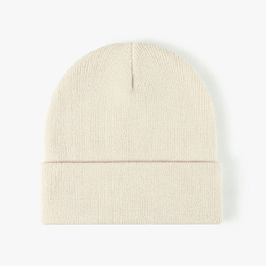Bonnet unisexe doublé polaire, doux et chaud, en tricot pour l'hiver, confortable, style décontracté, pour femmes et hommes par temps froid - Product Image 1
