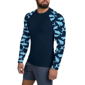 Rashguard de compression respirant sur mesure pour homme, coupe ajustée, haute qualité, manches longues, fournisseur direct d'usine, pas cher - Product Image 4