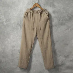 Pantalon cargo ample et décontracté pour homme en molleton épais, multi-poches, toile oversize, broderie, effet délavé, style hip-hop - Product Image 2