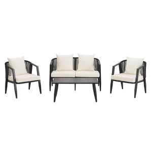 U_STYLE Outdoor <b>Garden</b> <b>Set</b> Durable and Comfortable Seating for Patios Lawns Poolsides - Product Image 2