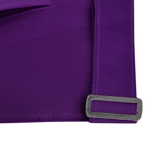 Superintendent Allied Masonic Degrees Apron <b>Purple</b> Grosgrain Ribbon Masonic Regalia Ceremonial Lodge Freemason Wear - Product Image 4