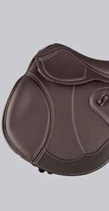 Silla de Montar Inglesa de Cuero Sintético Suave con Estructura de Madera y Herrajes de Latón para Exhibición Ecuestre - Silla de Montar Personalizada - Product Image 3