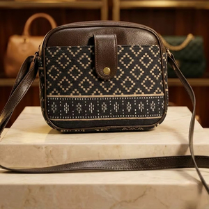 Custom Woven Diamond Sling Bag Boutique Small <b>Square</b> Crossbody - Product Image 1