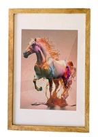 Watercolour at hayvan tuval resim baskı posteri duvar Modern sanat ev dekor yağlıboya tuval posterler baskı sanat resmi