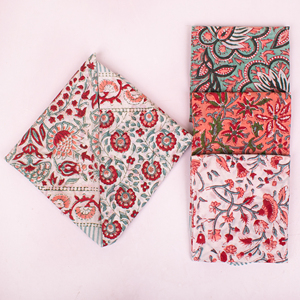 ผ้าพันคอผ้าฝ้ายพิมพ์ลายดอกไม้ด้วยมือ ระบายอากาศได้ดี เป็นมิตรกับสิ่งแวดล้อม ใช้ได้หลากหลาย สำหรับผู้ชาย ผู้หญิง และทุกคน - Product Image 5