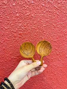 ช้อนไม้รูปปลาเซนเอเชียทำมือ ด้ามยาว เป็นมิตรกับสิ่งแวดล้อม อุปกรณ์ครัวสำหรับโรงเรียนมอนเตสซอรี่ แกะสลักด้วยมือ - Product Image 5