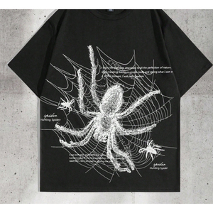 เสื้อยืดผู้ชายคุณภาพสูง ทรงโอเวอร์ไซส์ ครอปพอดีตัว ผ้าฝ้ายแท้ 100% น้ำหนัก 180 กรัม ขายดีที่สุด รับสกรีนโลโก้ - Product Image 3