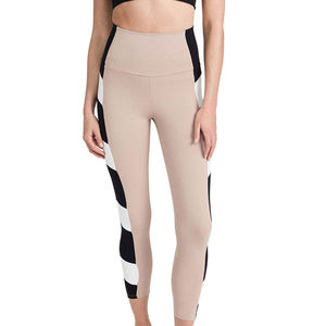 Leggings de sport taille haute pour la gym, extensibles, à compression, avec fermeture élastique à la taille - Product Image 1