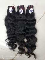 Extensions de cheveux vierges bouclés de qualité temple d'Inde du Sud, cheveux humains Remy, double trame, triés à la machine, vente aux enchères disponible