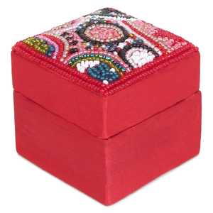 Nouvelle boîte de rangement à bijoux en velours rectangulaire circulaire créative portable de luxe moderne avec couvercles - Product Image 3