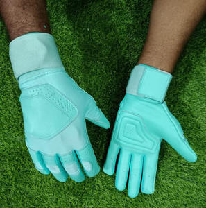 Gants de frappe de baseball pour adultes QASWA SPORTS, couleur personnalisée, ambidextres, fermeture VELCRO, respirants, séchage rapide, en cuir - Product Image 1