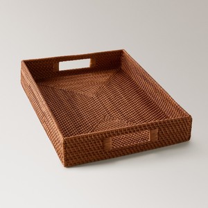 Natural <b>Large</b> Fruit Handmade Rattan Serving <b>Trays</b> - Product Image 2