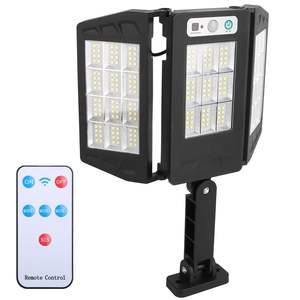 264Pcs LED Solar <b>Wall</b> <b>Light</b> for Outdoor IP45 Waterproof Lighting Wireless <b>Remote</b> <b>Control</b> PIR Motion Sensor for Garages Gardens - Product Image 1