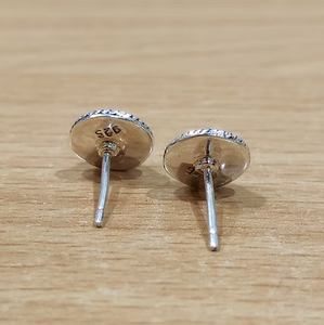 Exclusive Vintage Style <b>Stud</b> <b>Earrings</b> Sterling Silver Round <b>Crystal</b> Handcrafted Everyday Wear Best for Gifts - Product Image 3