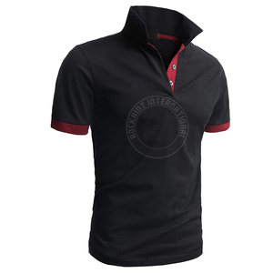 Polo en coton décontracté pour homme, léger, respirant, à manches courtes avec col boutonné pour le confort et le style - Product Image 4