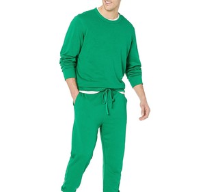 Ensembles de survêtements polaires pour hommes OEM, ensembles de jogging à taille élastique, confortables, pour commande en gros - Product Image 6