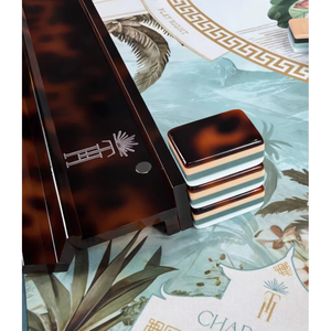 Tuiles de Mahjong américaines de luxe en acrylique à 4 couches, 160 tuiles, avec un design élégant et une finition durable pour les soirées de jeu - Product Image 3