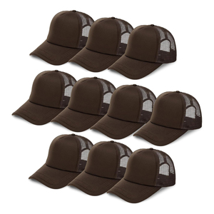 Gorra Trucker Unisex de 6 Paneles, Color Sólido, Malla, Estilo Béisbol, Cierre Trasero Ajustable, Informal, para Primavera/Verano - Product Image 5