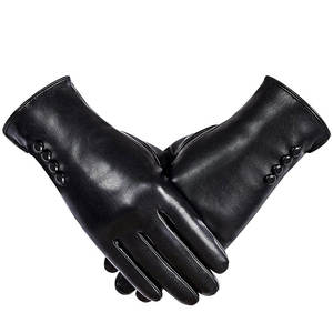 QASWA SPORTS High Quality Adjustable Lightweight Breathable Non-Slip Durable Unisex Winter Customizable Leather <b>Driving</b> <b>Gloves</b> - Product Image 1