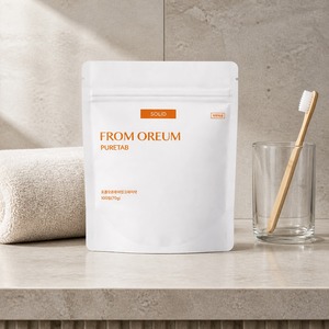 [FROM OREUM] Comprimés de dentifrice à la mandarine, pochette de toilette portable, dentifrice aromatisé à la mandarine de Jeju, soins bucco-dentaires - Product Image 5