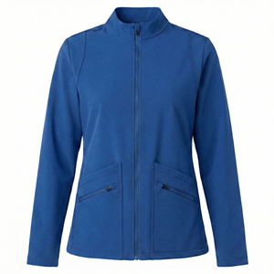 Chaqueta Quirúrgica al por Mayor Personalizable, Tejido de Alto Rendimiento que Absorbe la Humedad, Cierre Frontal con Cremallera, Ropa Médica con Logotipo Propio - Product Image 4