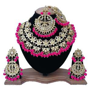 Conjunto de Collar y Aretes de Perlas de Imitación Chapadas en Oro para Mujer, Forma de Gota de Agua, Joyería Clásica para Fiesta - Product Image 2