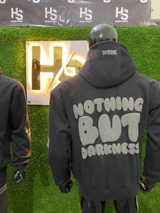 Sudaderas con capucha extragrandes y cortas para hombre, personalizadas con impresión en relieve, de alta calidad, 500 g/m², 100 % algodón, con forro polar. - Product Image 4