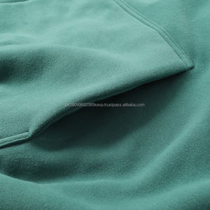 Dropshipping Sweat à capuche en coton French Terry double couche personnalisé pour homme, poids lourd 600 g/m² - Product Image 3